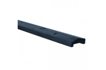 Ge?regneerde afdekkap met sponning 6,2 cm - 180 cm - ZWART