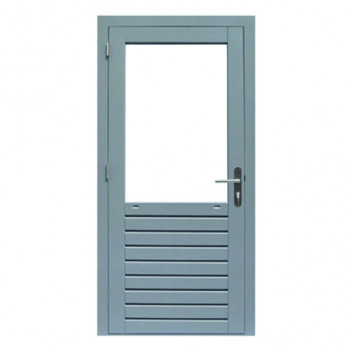 Hardhouten glasdeur Prestige - gegrond 103x218 cm - LINKS