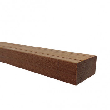 Bangkirai regel geschaafd 42x68 mm - 390 cm - gelam. & gevingerlast