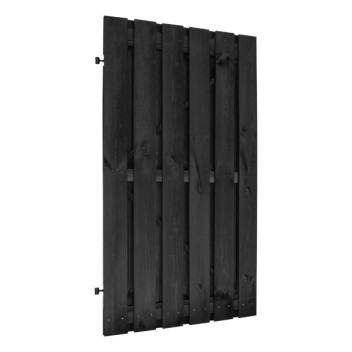 Deur + frame verstelbaar ge?. \"Actie\" verticaal 100x180 cm - ZWART