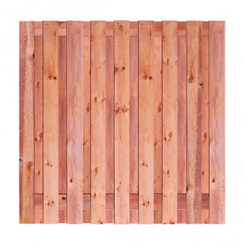 Vuren Red Class Wood scherm 180x180 cm - 17 planks